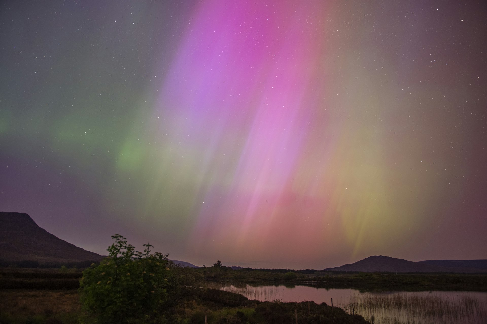 Northern lights over Saskatchewan