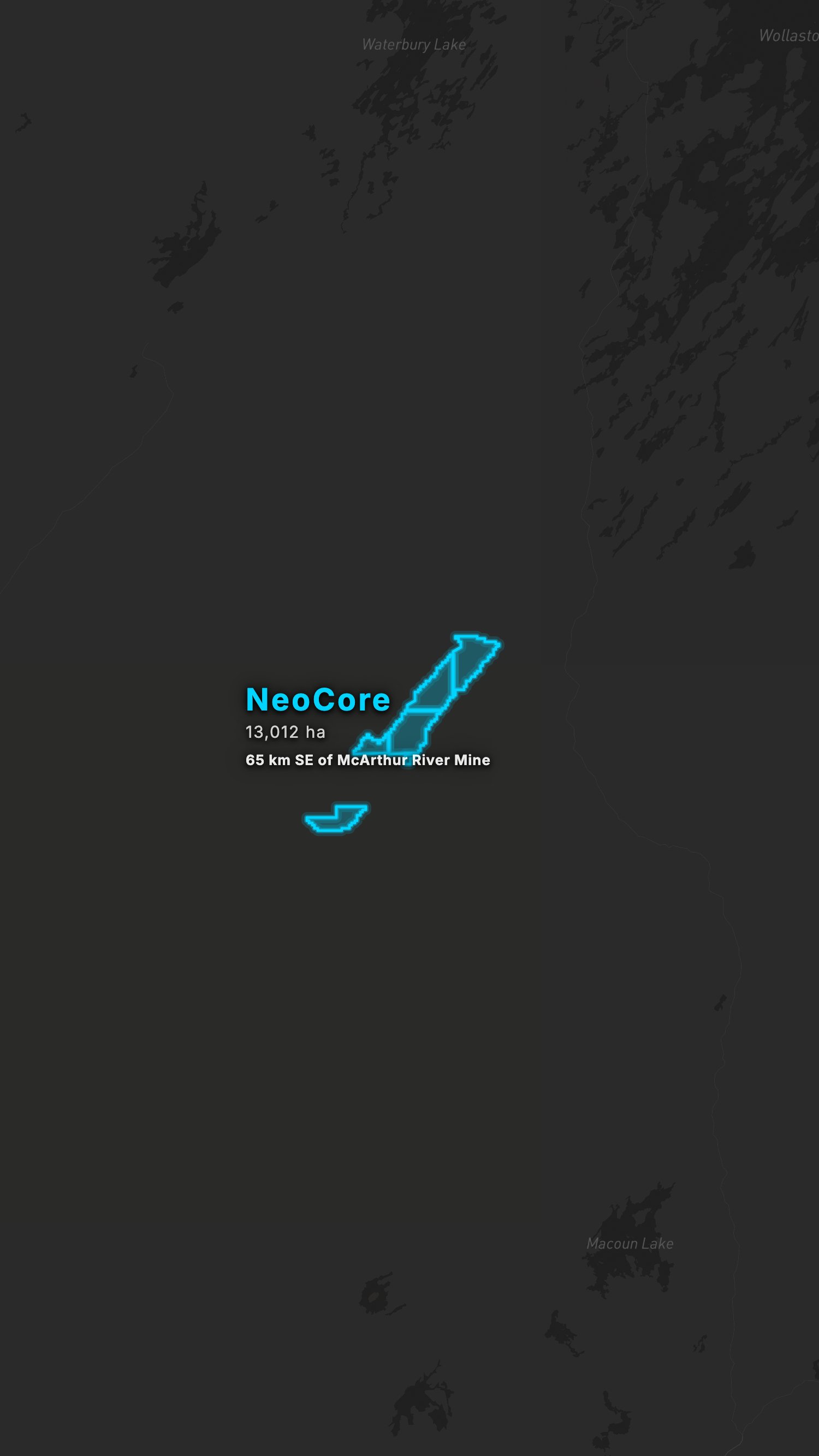 NeoCore claims near McArthur River