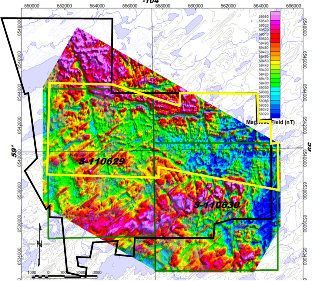 Figure 1. Zoo Bay gravity survey grid — 2,500 stations on 200 m × 100 m grid.